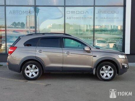 Chevrolet, Captiva, 2400, 167, бензин, внедорожник, автомат, полный привод, среднее состояние, левый, коричневый, 1 150 000 ₽
