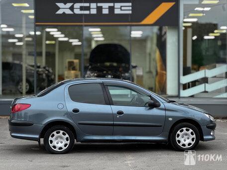 Peugeot, 206, 1400, 75, бензин, седан, механика, передний привод, среднее состояние, левый, серый, 279 000 ₽