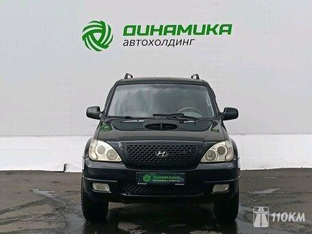 Hyundai, Terracan, 2900, 163, дизель, внедорожник, автомат, полный привод, среднее состояние, левый, черный, 420 000 ₽